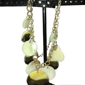 Black and White Shell Necklace